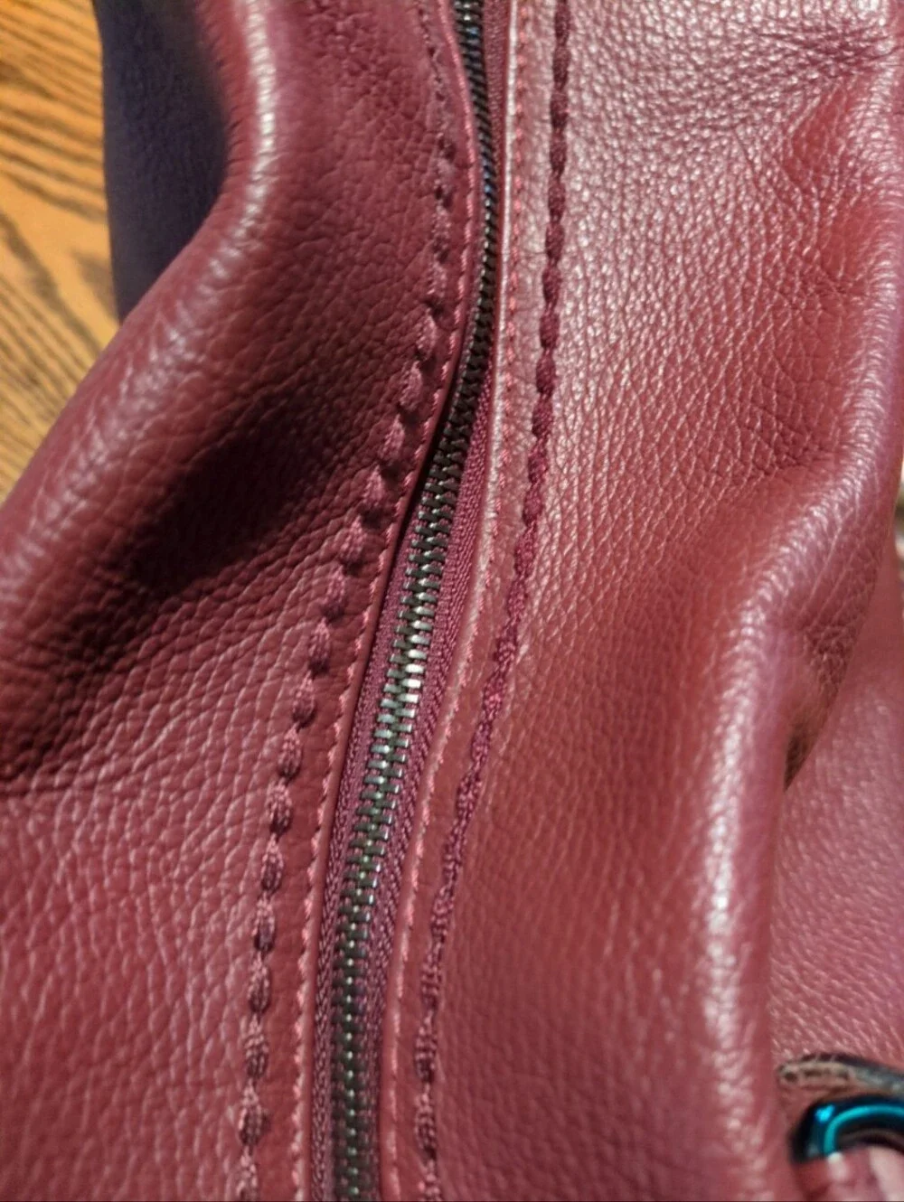 Plinio visona leather handbag